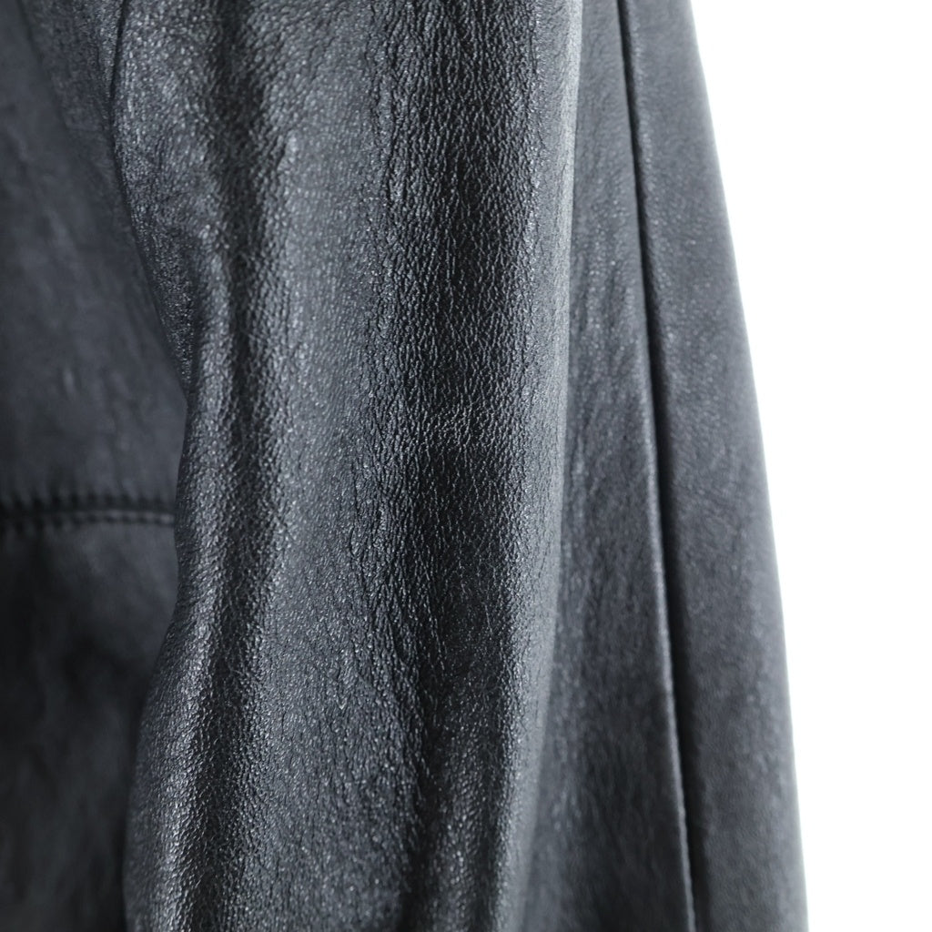 SAINT LAURENT PARIS(サンローランパリ) 3B ステンカラー ラムレザージャケット ブラック 389371 Y5KQ1
