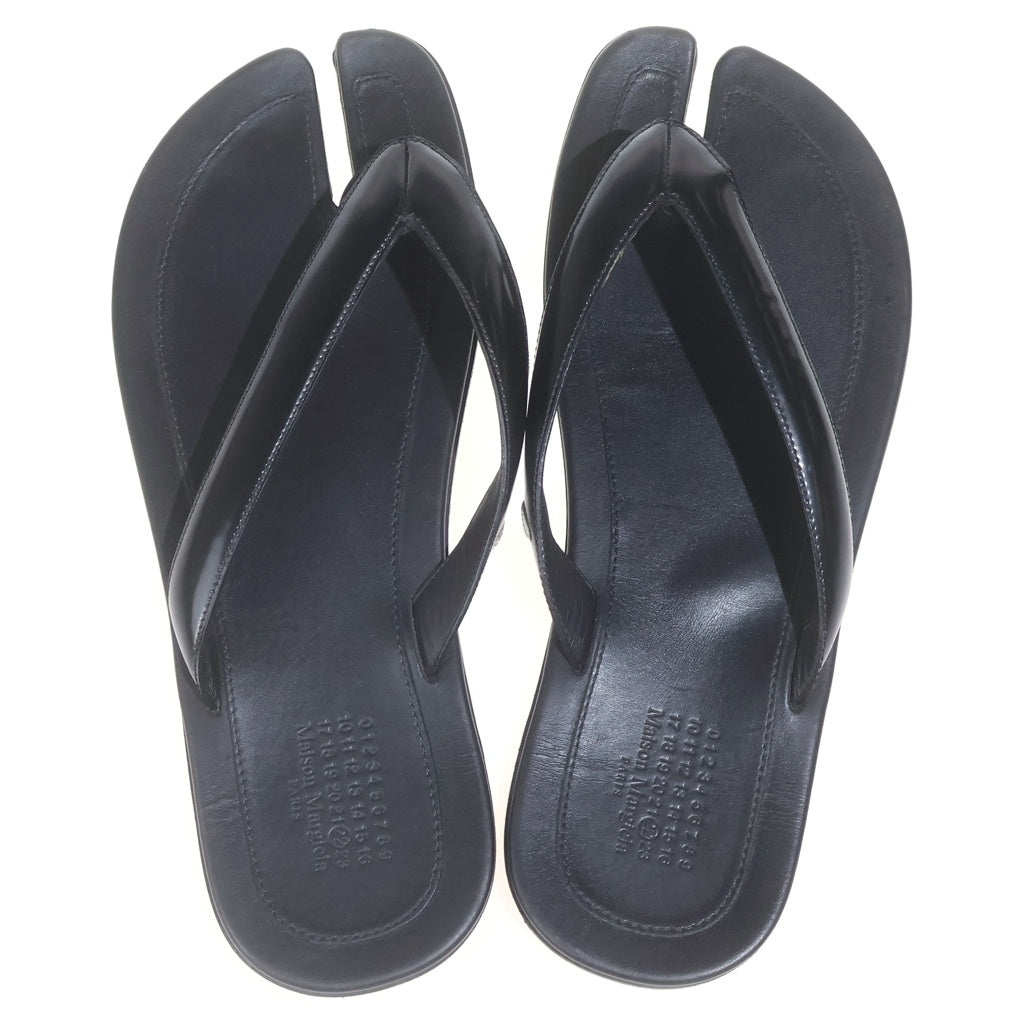 Maison Margiela(メゾンマルジェラ) TABI SANDAL タビ レザートングサンダル ブラック S57WX0023
