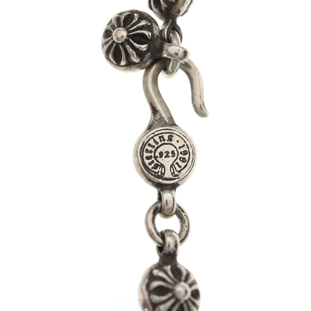 CHROME HEARTS(クロムハーツ) #1 CRSBL CHN SML CH CRS クロスボールチェーン スモールCHクロス ネックレス シルバー BCA193