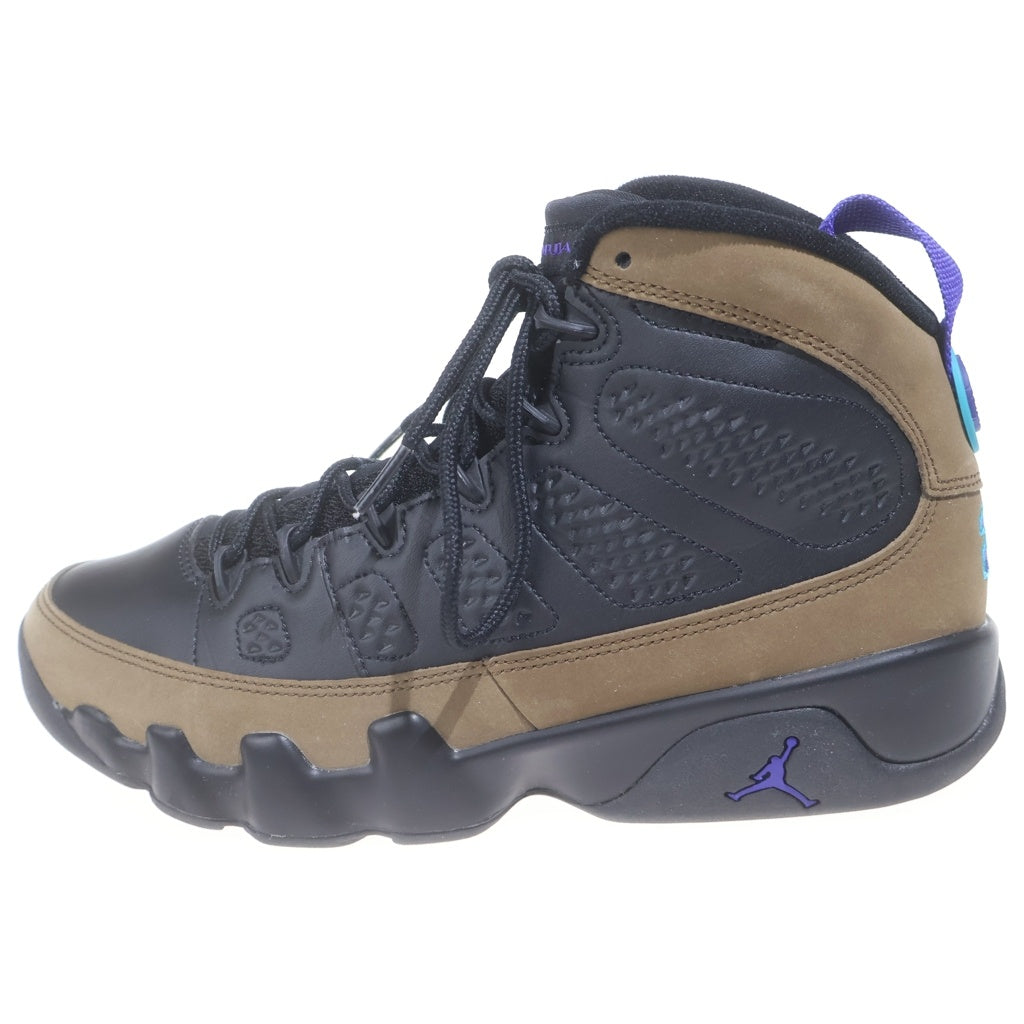 NIKE(ナイキ) AIR JORDAN 9 LIGHT OLIVE エアジョーダン 9 ハイカットスニーカー ライトオリーブ ブラック/ブラウン US8.5/26.5cm v