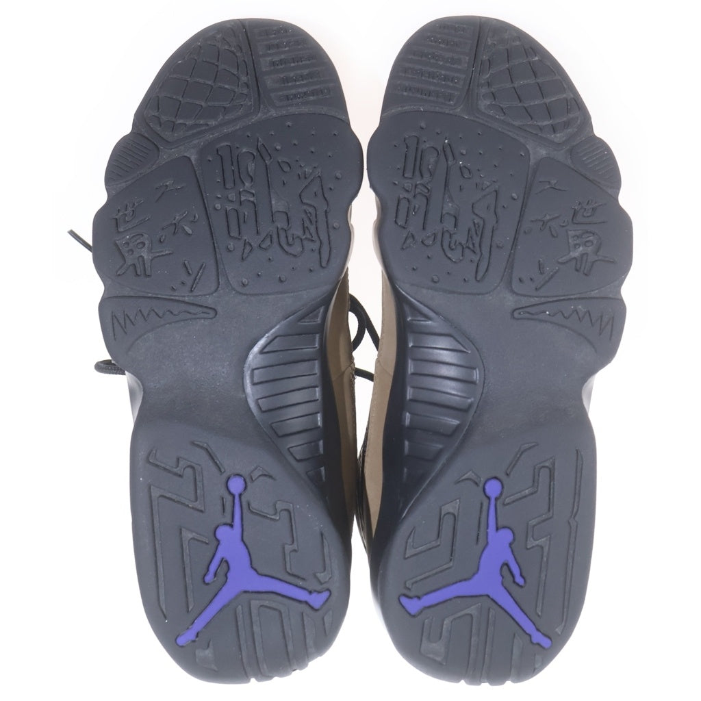 NIKE(ナイキ) AIR JORDAN 9 LIGHT OLIVE エアジョーダン 9 ハイカットスニーカー ライトオリーブ ブラック/ブラウン US8.5/26.5cm v
