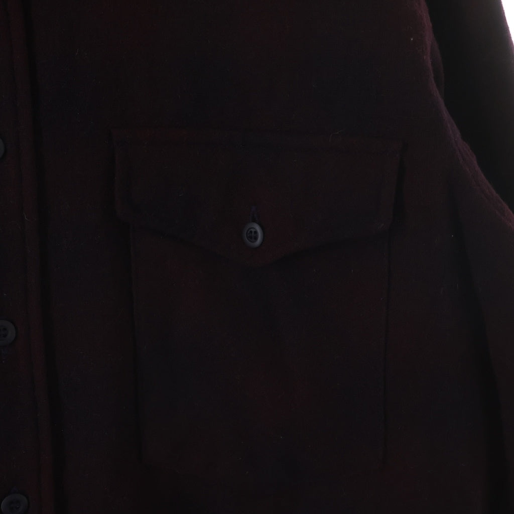 PENDLETON(ペンドルトン) 70S VINTAGE OUTDOORS MAN L/S WOOL OMBRE CHECK SHIRT ヴィンテージ USA製 オンブレチェック柄 長袖ウールシャツ レッド
