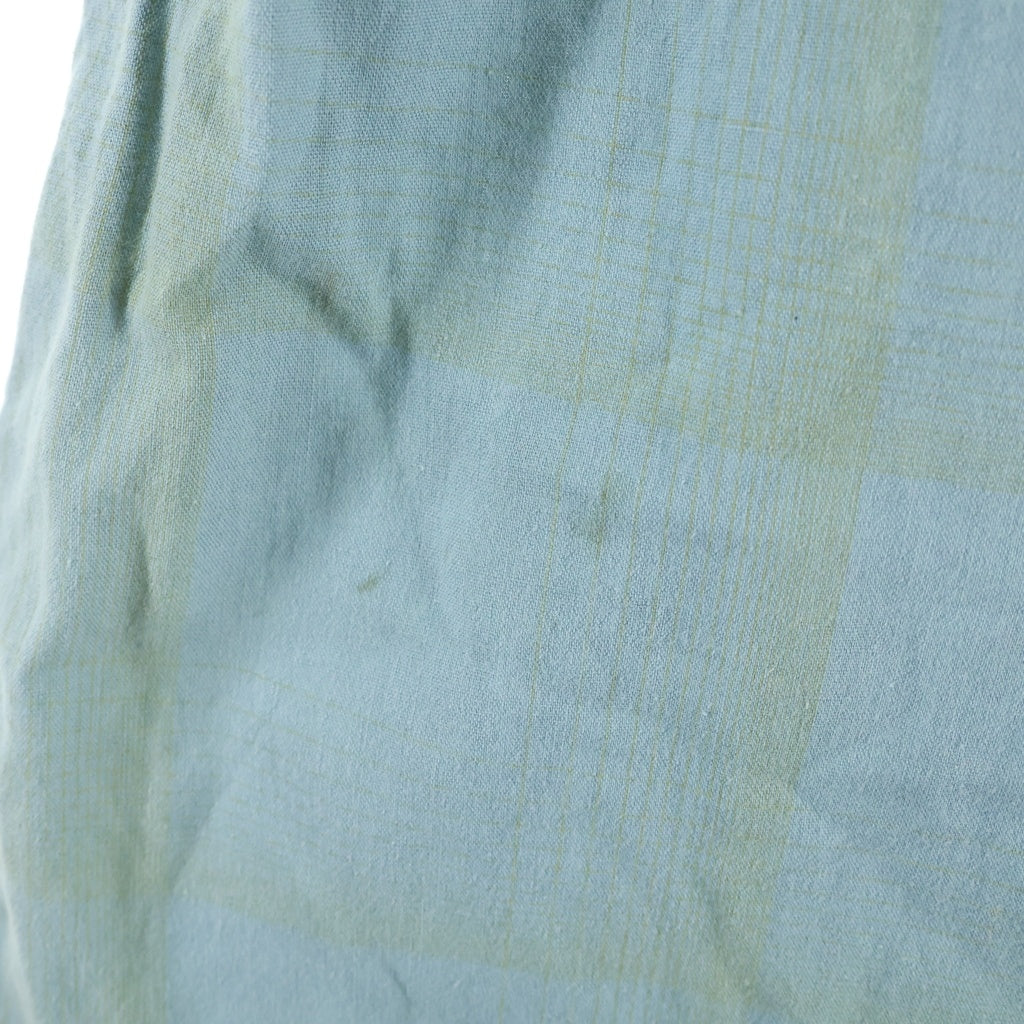 VINTAGE(ヴィンテージ) 60S VINTAGE WASHINGTON DEE CEE S/S OMBRE CHECK SHIRT ヴィンテージ USA製 半袖オンブレチェックシャツ ブルー