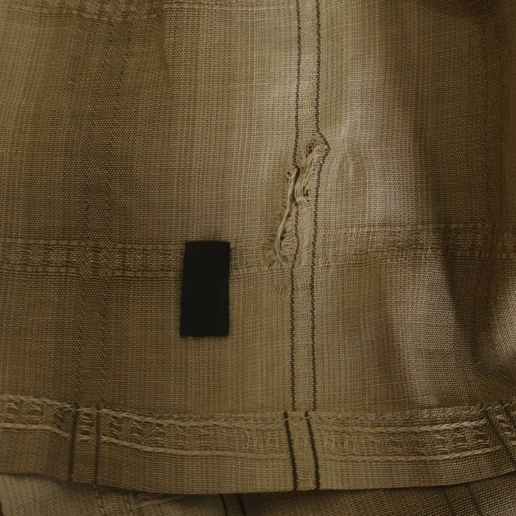 VINTAGE(ヴィンテージ) 60S VINTAGE VAN HEUSEN L/S CHECK OPEN COLLAR SHIRT ヴィンテージ ヴァンフューゼン チェック柄 長袖オープンカラー 開襟シャツ ブラウン