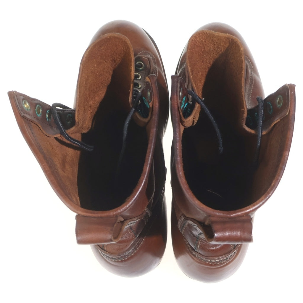 CUSHMAN(クシュマン) HORSE HIDE LOGGER BOOTS ホースハイド レザー ロガーブーツ ブラウン 29913