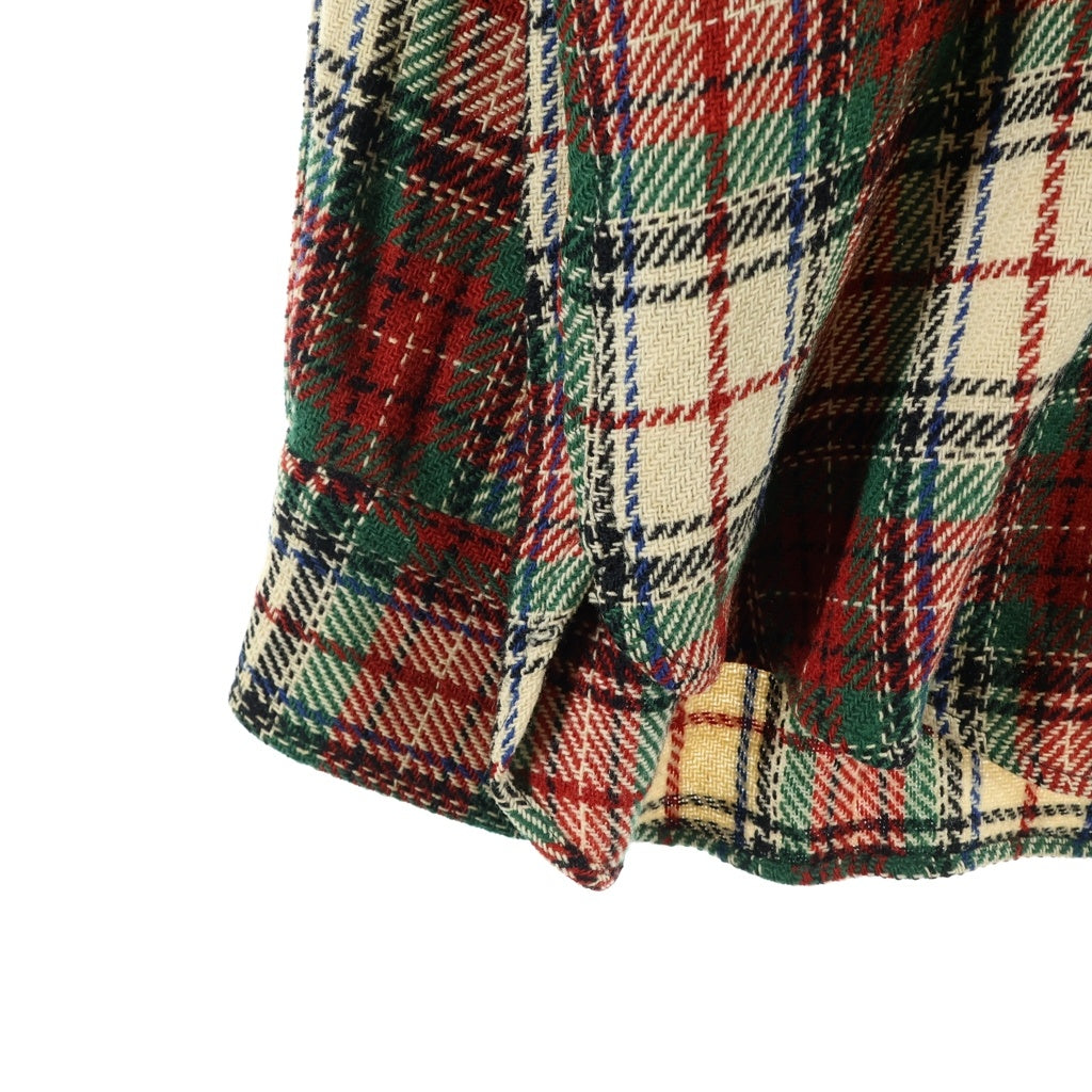 Levi's(リーバイス) 40S VINTAGE WESTERN WEAR L/S ヴィンテージ ロングホーンタグ チェック柄 長袖シャツ レッド/グリーン/ベージュ
