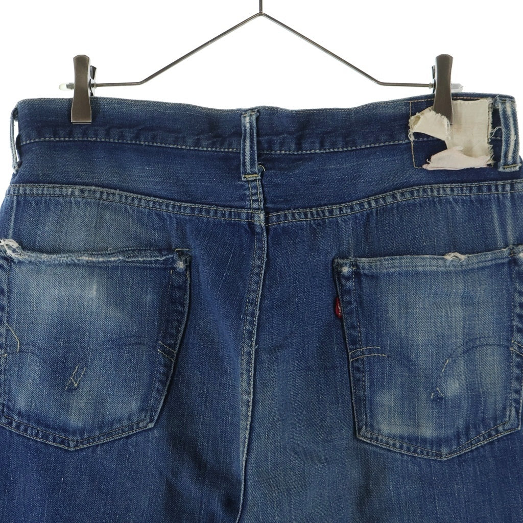 Levi's(リーバイス) 40S VINTAGE NO.2 701 ヴィンテージ BIGE 均等V 片面タブ ボタン裏爪刻印 布パッチ ジップフライ テーパードデニムパンツ インディゴ