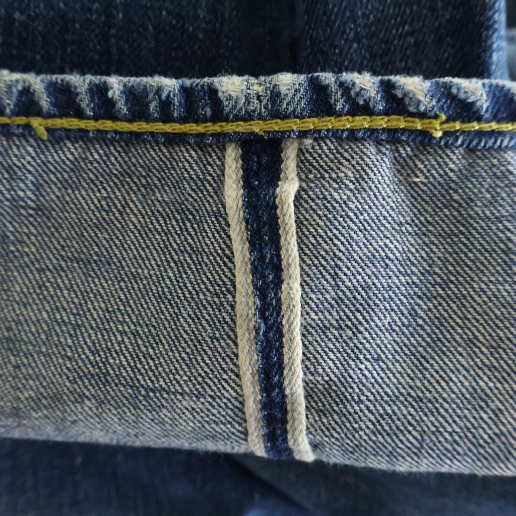 Levi's(リーバイス) 40S VINTAGE NO.2 701 ヴィンテージ BIGE 均等V 片面タブ ボタン裏爪刻印 布パッチ ジップフライ テーパードデニムパンツ インディゴ