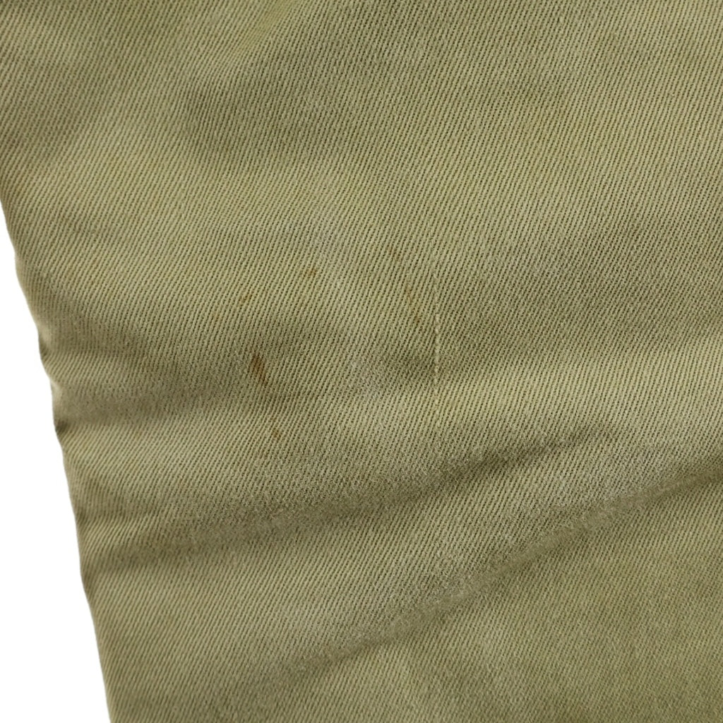 VINTAGE(ヴィンテージ) 40S M-41 U.S.ARMY WOOL-LINED CHINO TROUSERS ヴィンテージ ユーエスアーミー 米国陸軍 ウールライナー付 尿素ボタン ボタンフライ チノパンツ ベージュ
