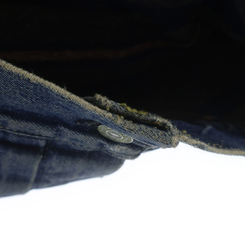 Levi's(リーバイス) 50-60S VINTAGE 517XX ヴィンテージ セカンド ボタン裏刻印なし ハギ付 裏地ブランケット USA製 両面タブ BIGE デニムトラッカージャケット インディゴ