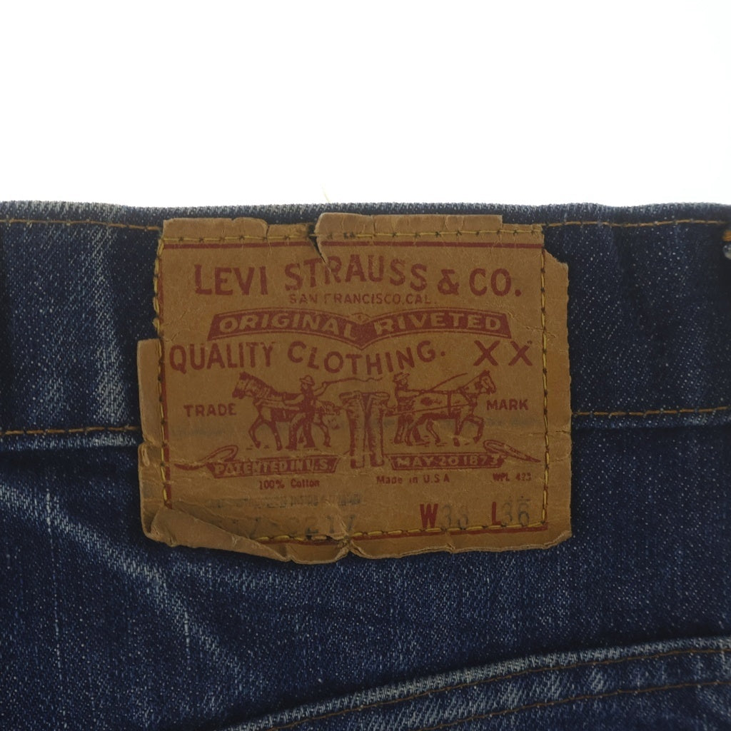 Levi's(リーバイス) 70S VINTAGE 517-0217 ヴィンテージ ボタン裏刻印16 42TALON ジップフライ ブーツカットデニムパンツ インディゴ