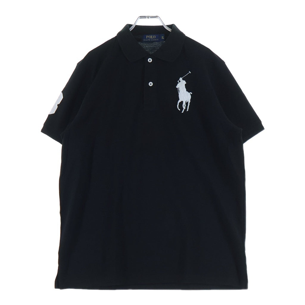 POLO RALPH LAUREN(ポロラルフローレン) ビッグポニー刺繍 半袖ポロシャツ ブラック