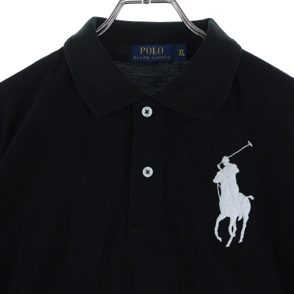 POLO RALPH LAUREN(ポロラルフローレン) ビッグポニー刺繍 半袖ポロシャツ ブラック