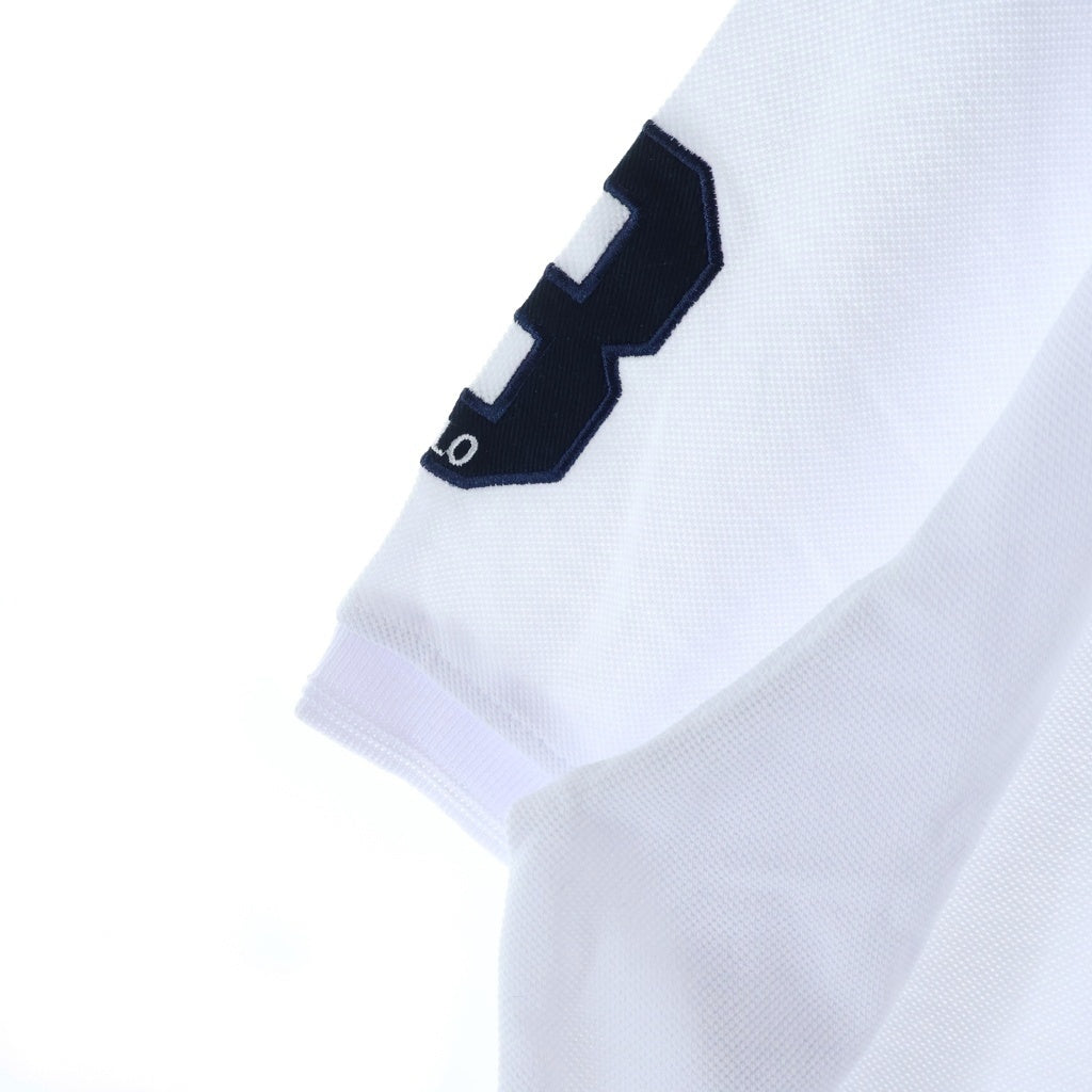 POLO RALPH LAUREN(ポロラルフローレン) ビッグポニー刺繍 半袖ポロシャツ ホワイト