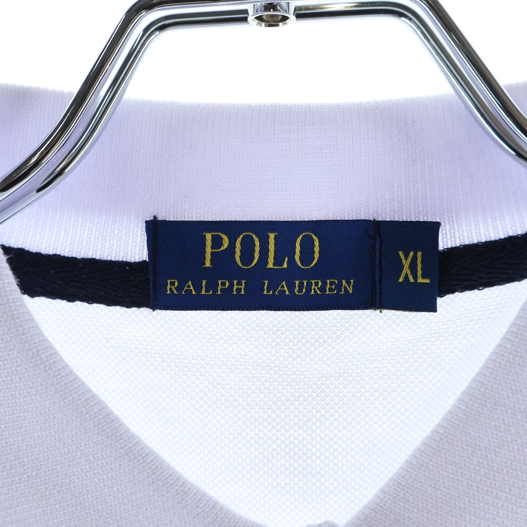 POLO RALPH LAUREN(ポロラルフローレン) ビッグポニー刺繍 半袖ポロシャツ ホワイト
