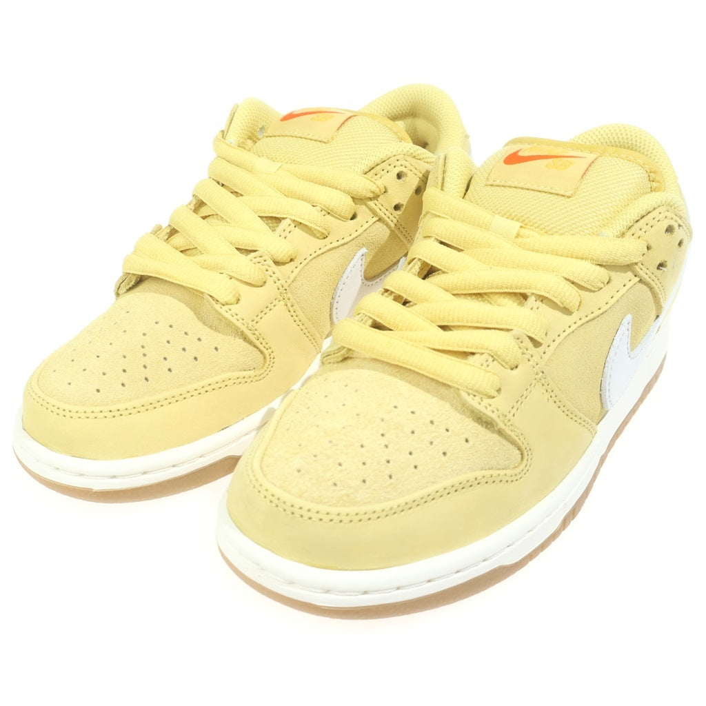 NIKE SB(ナイキエスビー) DUNK LOW PRO ISO SATURN GOLD ダンク プロ サターンゴールド ローカットスニーカー レディース イエロー US6/24cm FJ1674-700