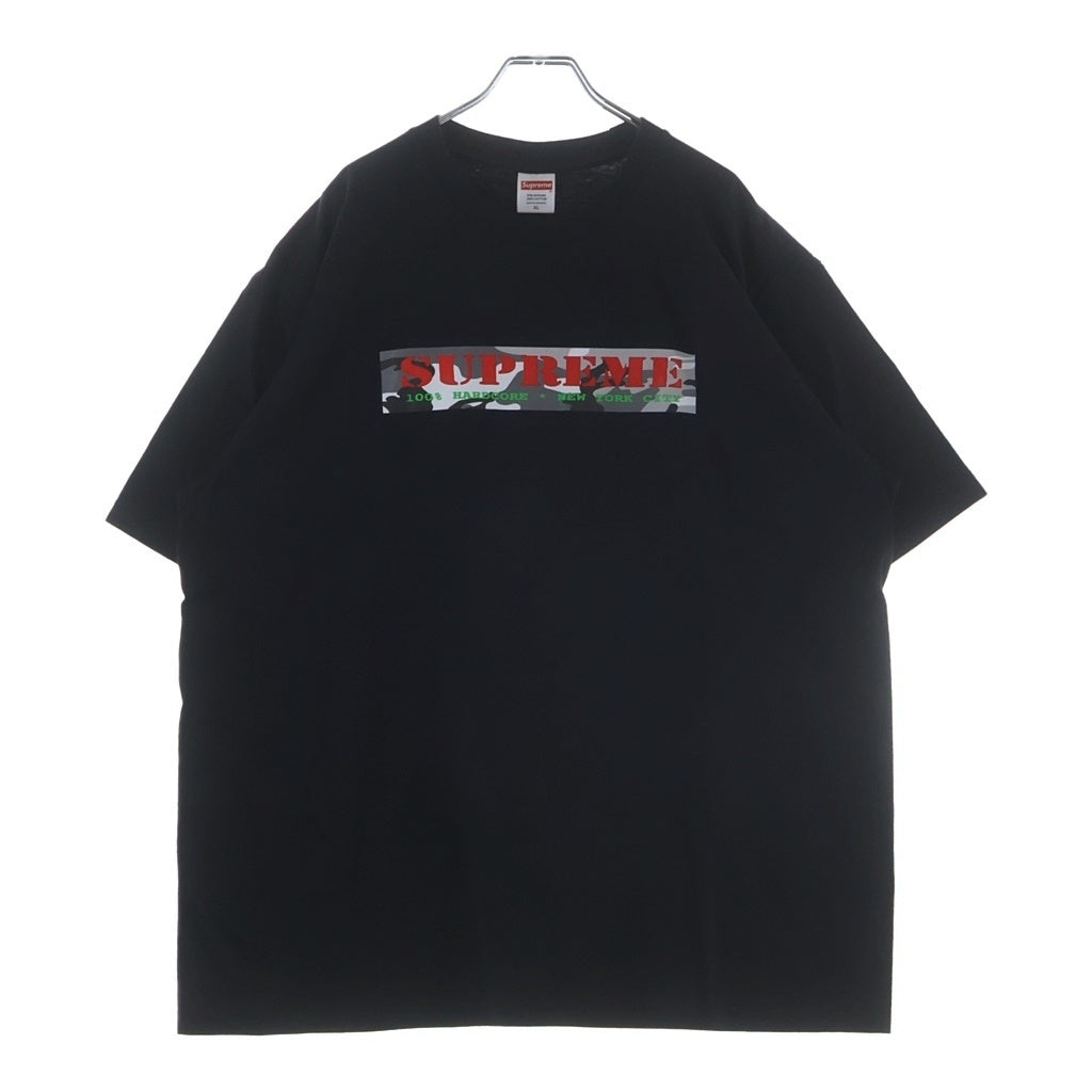 SUPREME(シュプリーム) 25SS Hardcore Tee ハードコア プリント クルーネック半袖Tシャツ カットソー ブラック