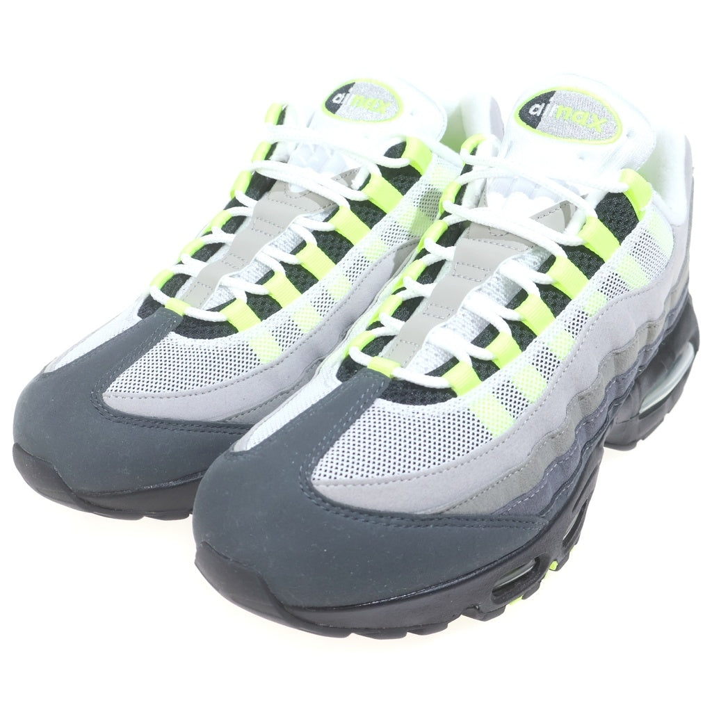 NIKE(ナイキ) AIR MAX 95 OG BIG BABBLE NEON YELLOW エアマックス ビッグバブル ネオンイエロー ローカットスニーカー グレー/イエロー US11/29cm HM4740-001