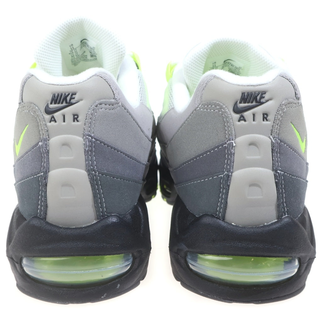 NIKE(ナイキ) AIR MAX 95 OG BIG BABBLE NEON YELLOW エアマックス ビッグバブル ネオンイエロー ローカットスニーカー グレー/イエロー US11/29cm HM4740-001