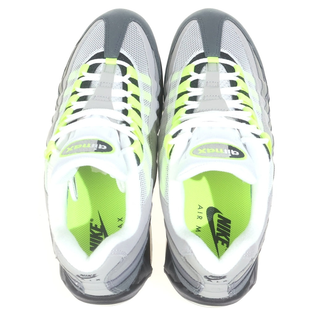 NIKE(ナイキ) AIR MAX 95 OG BIG BABBLE NEON YELLOW エアマックス ビッグバブル ネオンイエロー ローカットスニーカー グレー/イエロー US11/29cm HM4740-001
