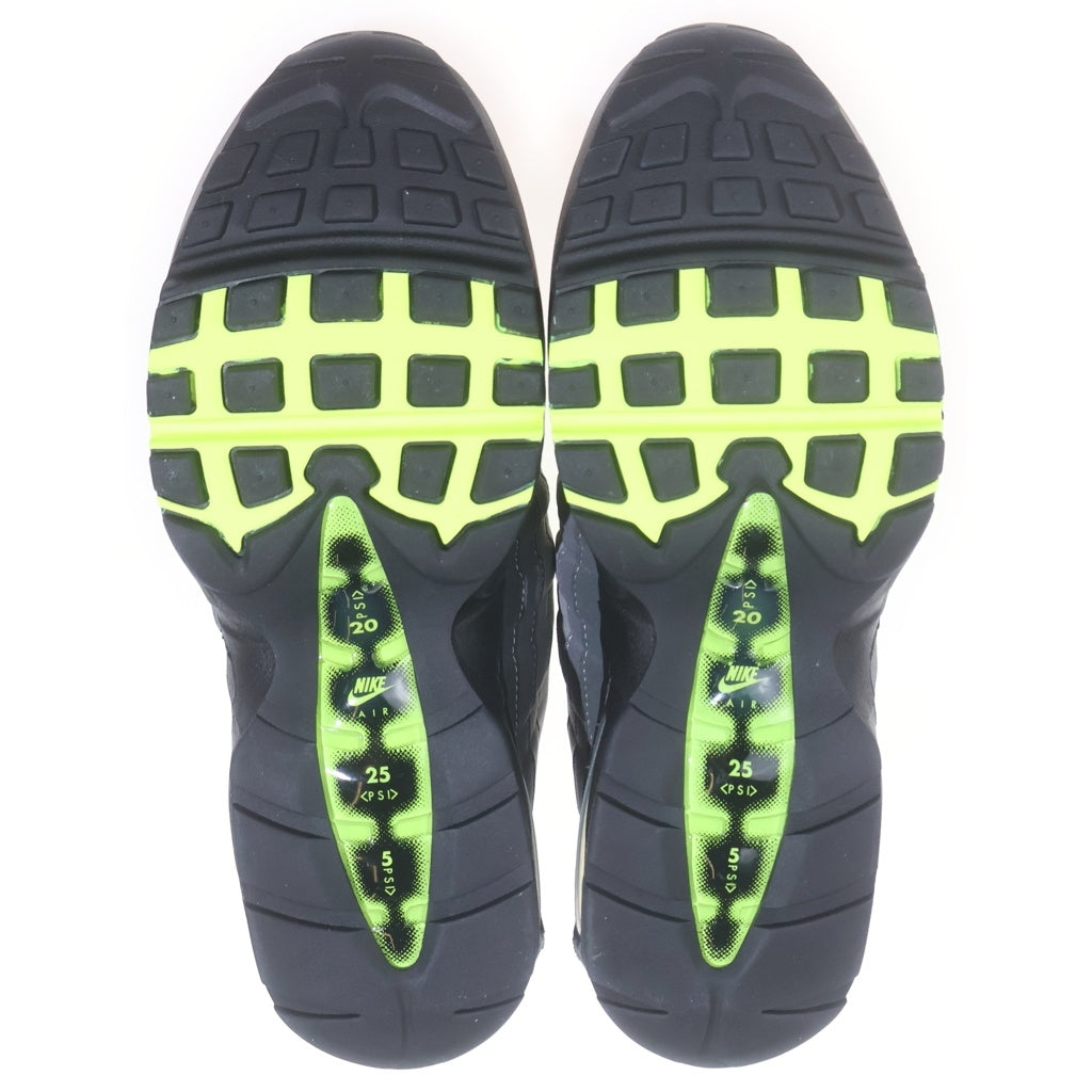 NIKE(ナイキ) AIR MAX 95 OG BIG BABBLE NEON YELLOW エアマックス ビッグバブル ネオンイエロー ローカットスニーカー グレー/イエロー US11/29cm HM4740-001
