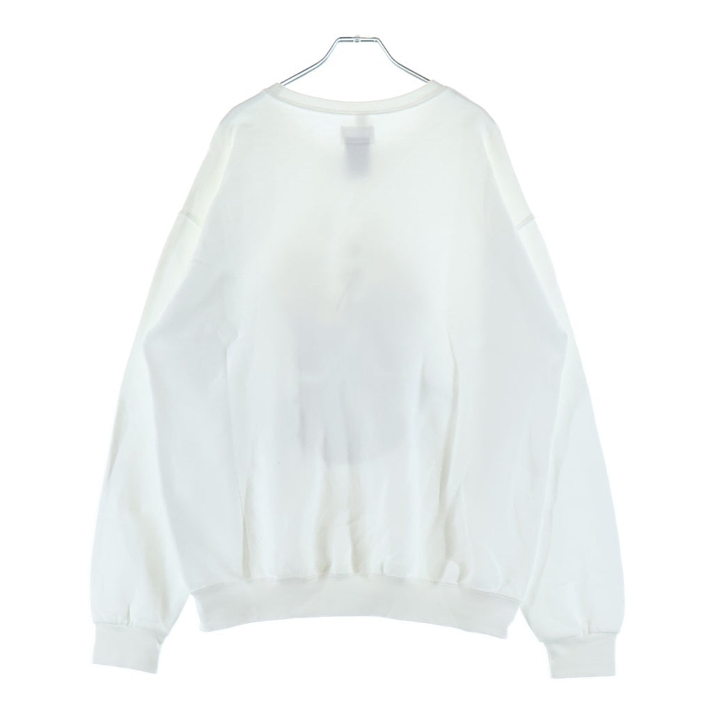 WACKO MARIA(ワコマリア) 23AW 2PAC CREW NECK SWEAT SHIRT 2パック クルーネックスウェットシャツ トレーナー ホワイト TUPAC-WM-SS04