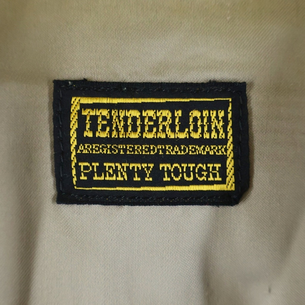 TENDERLOIN(テンダーロイン) 08AW T-WOOL SHT ウール オンブレチェック 長袖オープンカラーシャツ ブルー
