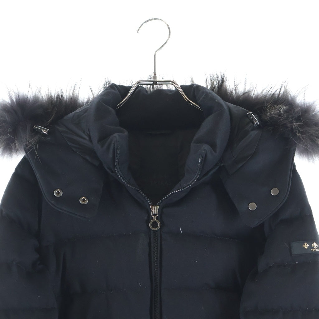 TATRAS(タトラス) 20AW LAVIANA ラビアナ ファーフーデッド ダウンコート ジャケット レディース ブラック LTAT20A4571