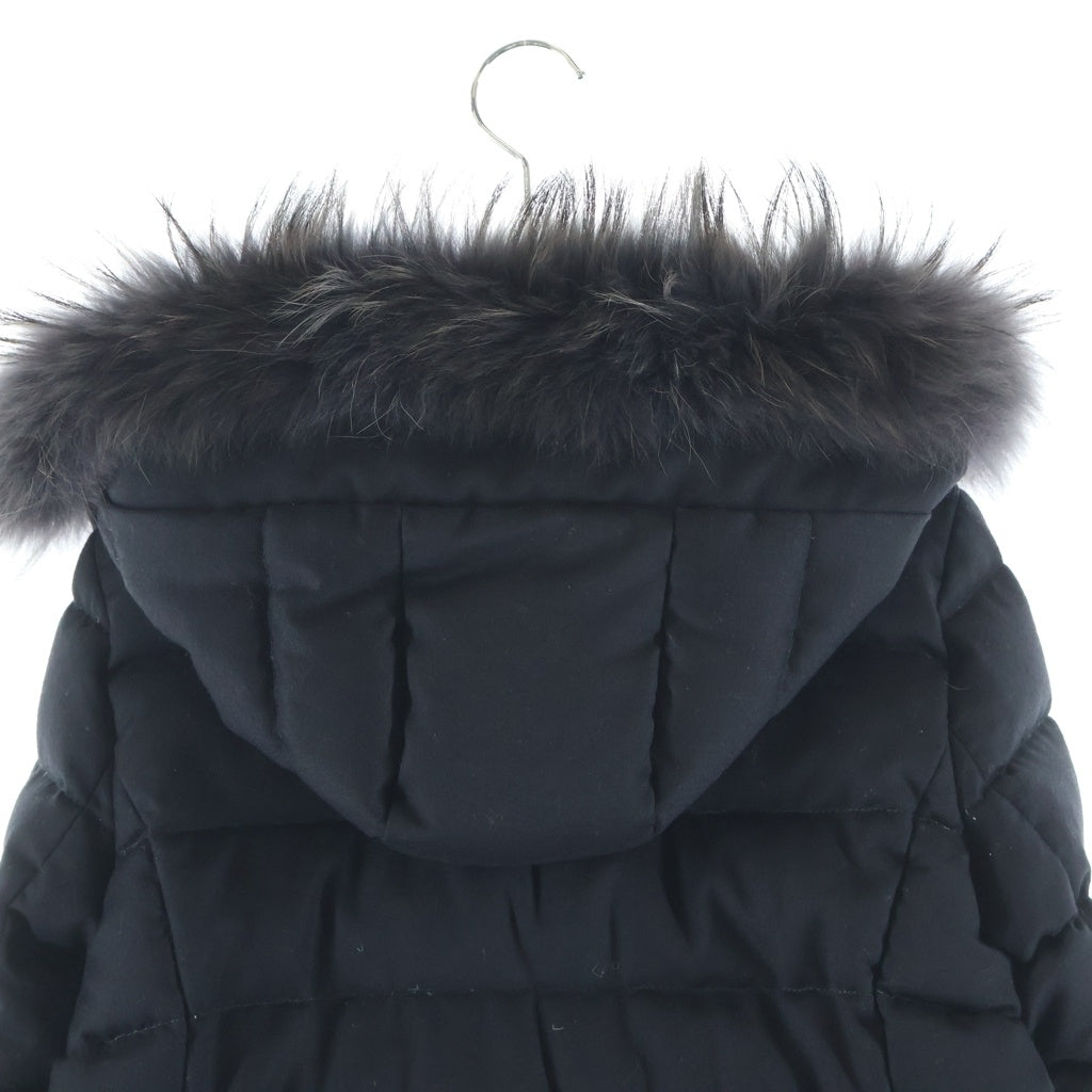 TATRAS(タトラス) 20AW LAVIANA ラビアナ ファーフーデッド ダウンコート ジャケット レディース ブラック LTAT20A4571