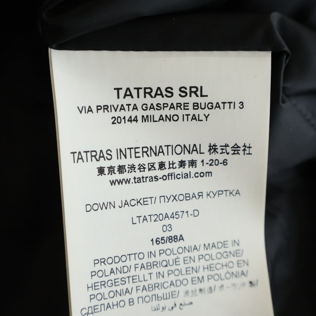 TATRAS(タトラス) 20AW LAVIANA ラビアナ ファーフーデッド ダウンコート ジャケット レディース ブラック LTAT20A4571