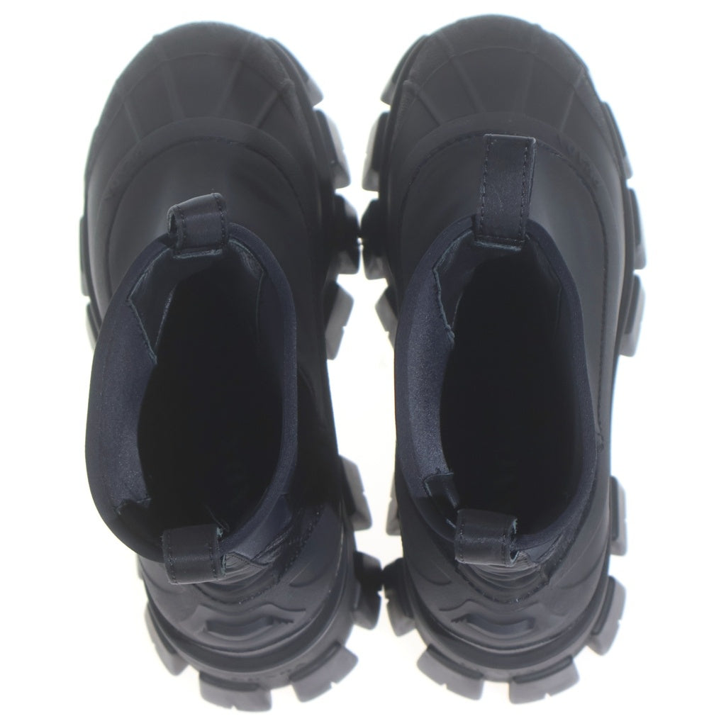 PRADA SPORT(プラダ スポーツ) 22AW Re-Nylon モノリス リナイロン ギャバジン サイドゴアブーツ ブラック 2UE029