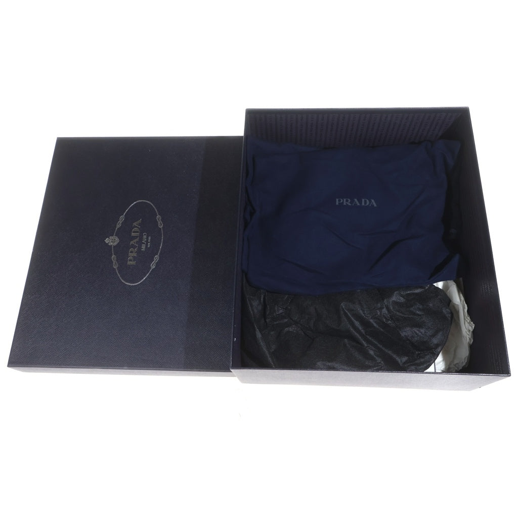 PRADA SPORT(プラダ スポーツ) 22AW Re-Nylon モノリス リナイロン ギャバジン サイドゴアブーツ ブラック 2UE029