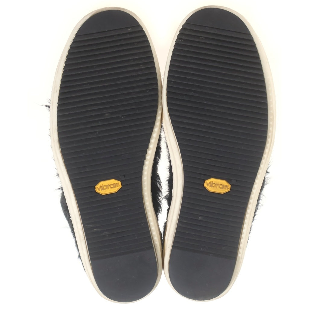 Rick Owens(リックオウエンス) RAMONES Strobe High Pony Hair ラモーンズ ストロボ ポニーヘア レザー ハイカットスニーカー