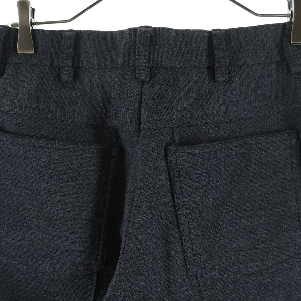 kolor(カラー) 21AW サンプル ウール セミフレア スラックスパンツ グレー 21WCL-SAMPLE