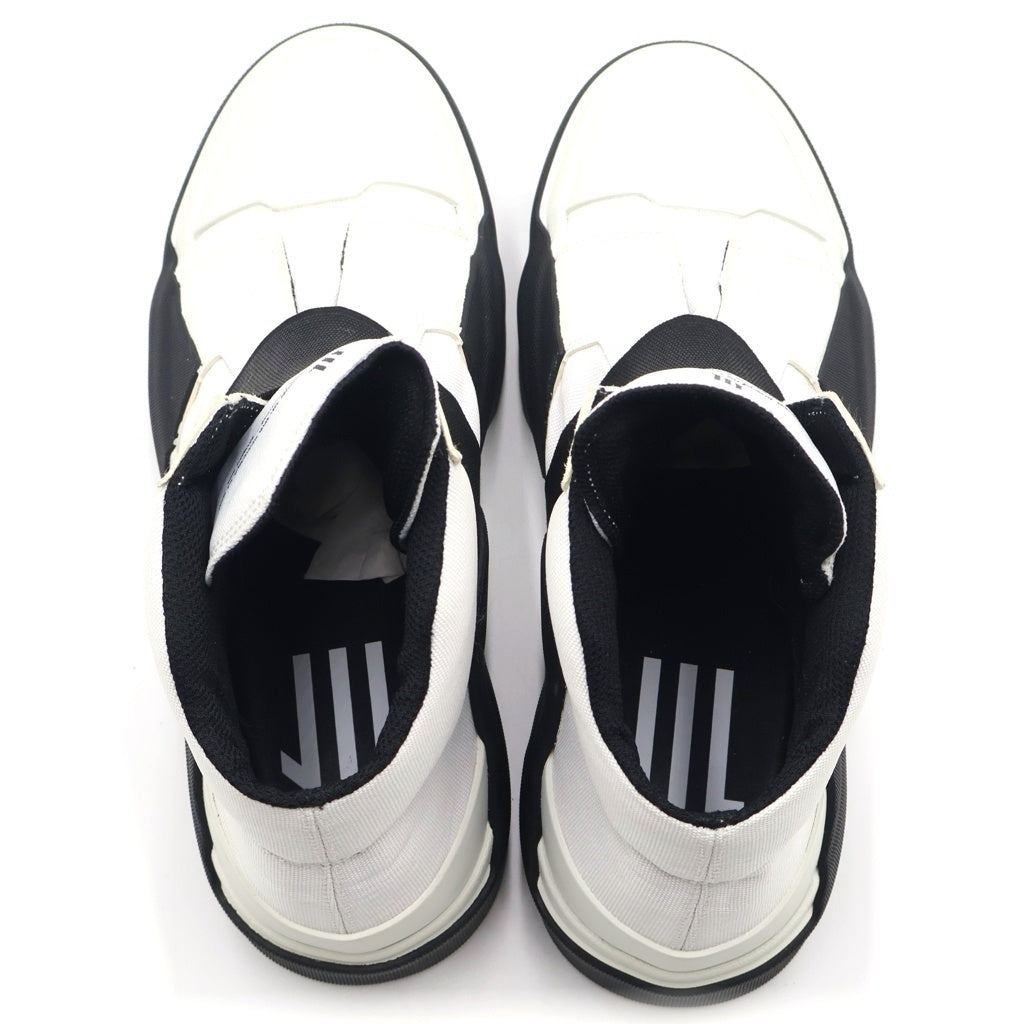 NILoS(ニルズ) MULTI EDGE SOLE SNEAKER マルチエッジソール ハイカットスニーカー ホワイト/ブラック 002FWM1