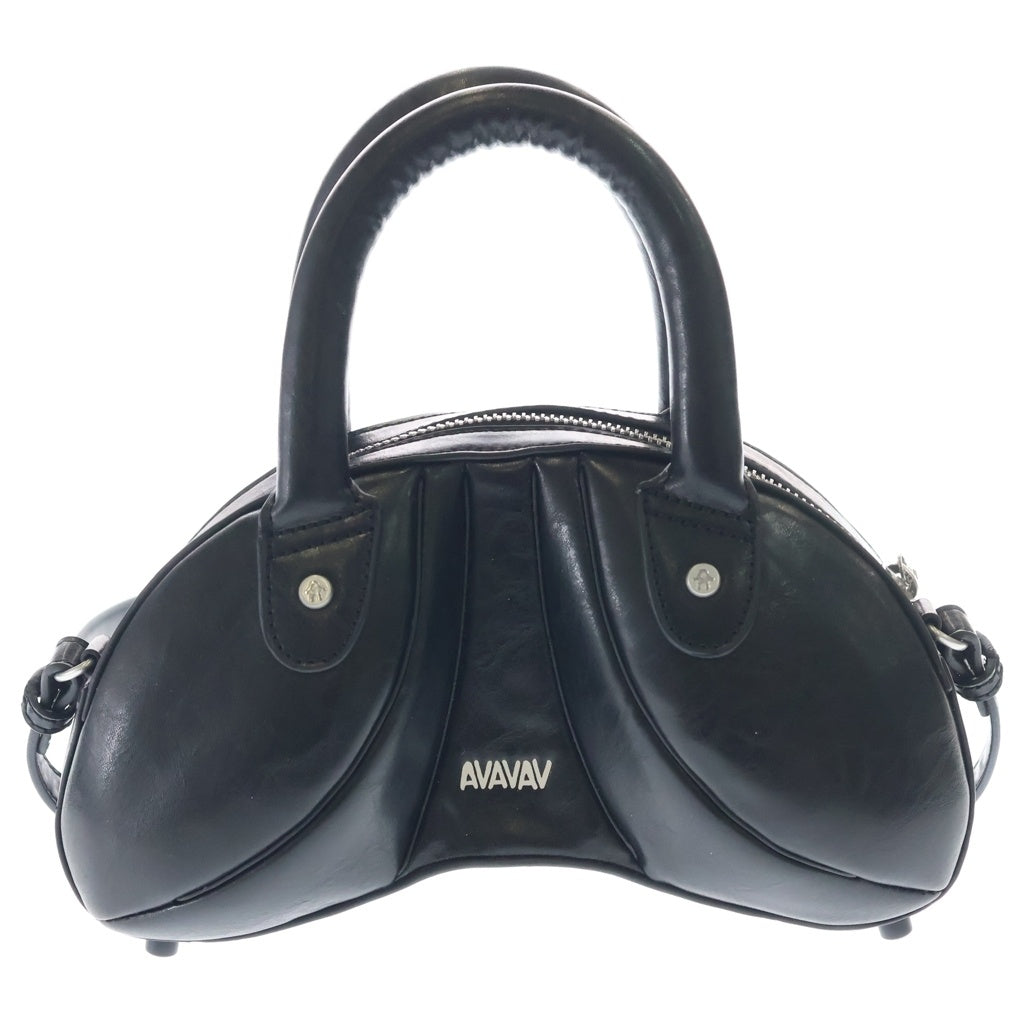 adidas(アディダス) ×AVAVAV MINI SCULPTED BAG アヴァヴァヴ ミニ スカルプテッド 2WAY ショルダーハンドバッグ ブラック KC6667 A43010 レディース