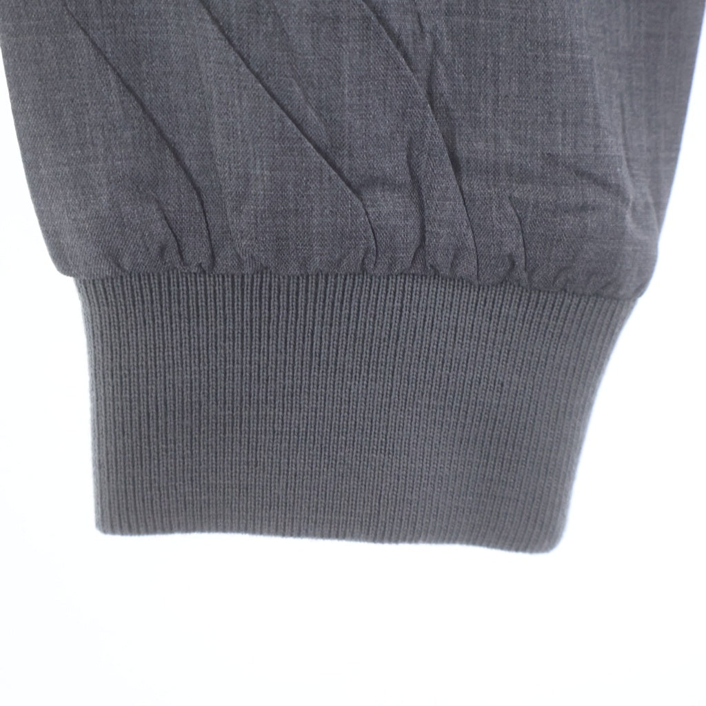 PRADA(プラダ) 25SS ライトウェイトウール ボンバージャケット ジップアップブルゾン グレー SGC874