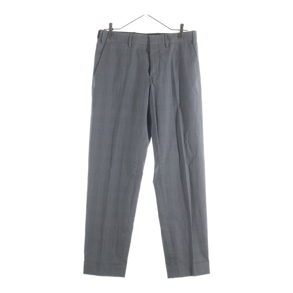 DRIES VAN NOTEN(ドリスヴァンノッテン) PHILIP 1465 M.W.PANTS フィリップ グレンチェック ノータック テーパード トラウザーパンツ グレー 855.020904-1465-802