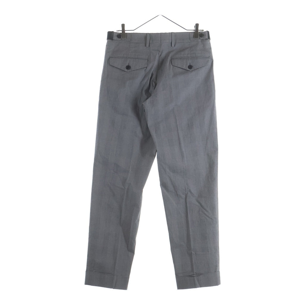 DRIES VAN NOTEN(ドリスヴァンノッテン) PHILIP 1465 M.W.PANTS フィリップ グレンチェック ノータック テーパード トラウザーパンツ グレー 855.020904-1465-802