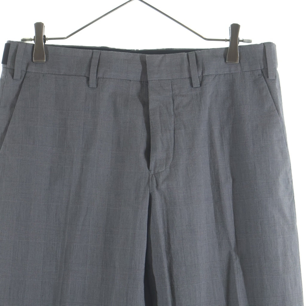 DRIES VAN NOTEN(ドリスヴァンノッテン) PHILIP 1465 M.W.PANTS フィリップ グレンチェック ノータック テーパード トラウザーパンツ グレー 855.020904-1465-802