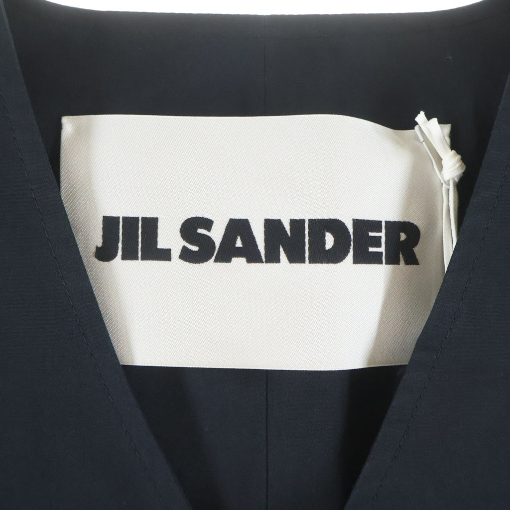 JIL SANDER(ジルサンダー) 25SS CARGO VEST フロントマルチポケット ダブルジップ カーゴベスト ブラック J22SW0001 J45266