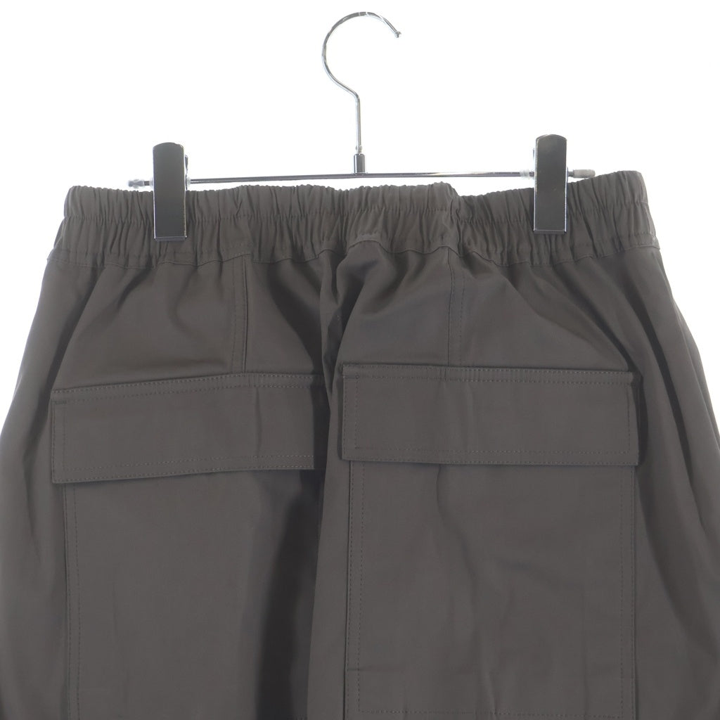 Rick Owens(リックオウエンス) 24SS DRAWSTRING CROPPED ドローストリング クロップド サルエルパンツ チャコールグレー RU01D3381-TE