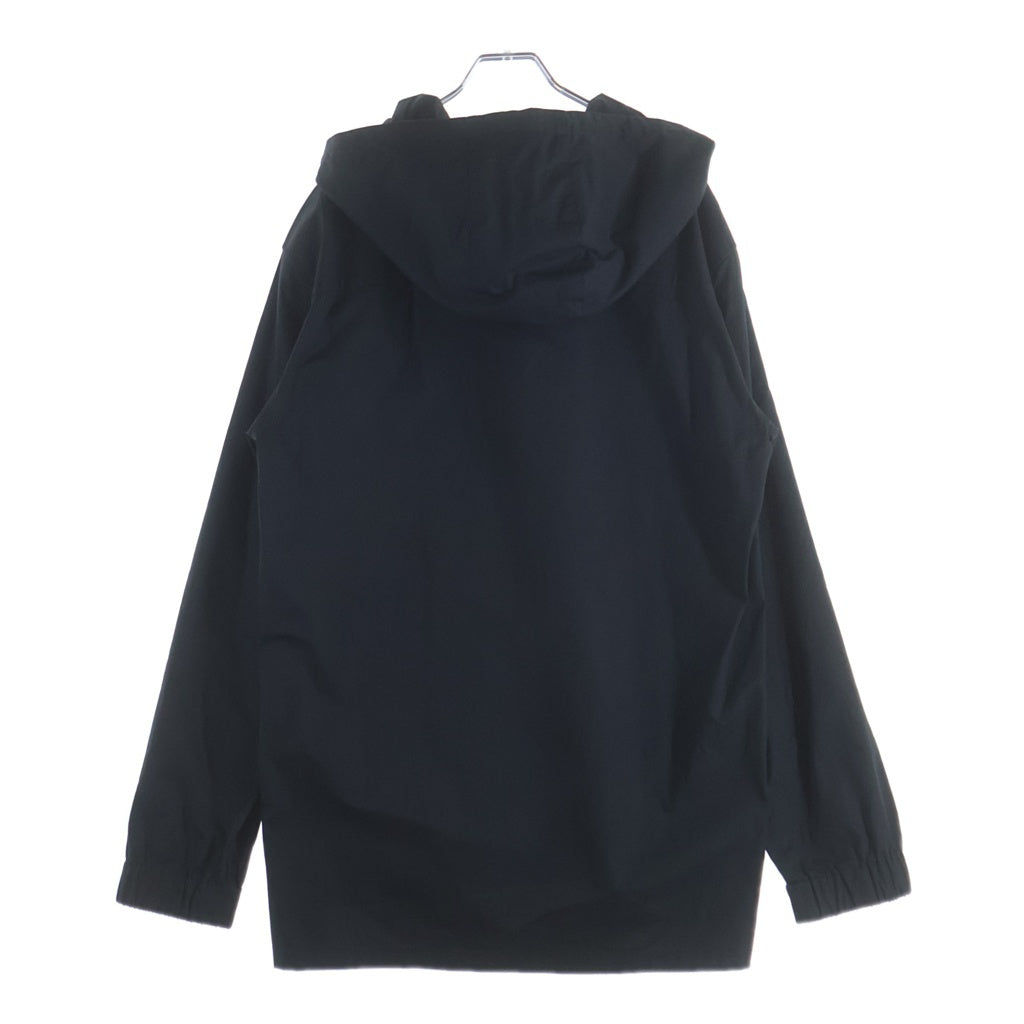 DRIES VAN NOTEN(ドリスヴァンノッテン) 25SS CARROCK 1147 M.W.SHIRT キャロック ハーフジップ フーデッド長袖シャツ ブラック 855.020738-1147-900