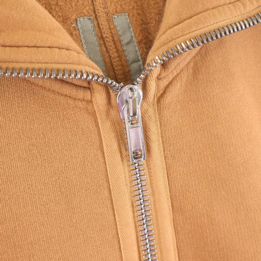 DRKSHDW(ダークシャドウ) 25SS GIMP ZIP SWEAT HOODIE ギンプ スウェット ジップアップパーカー フーディ ブラウン DU01E3291-F