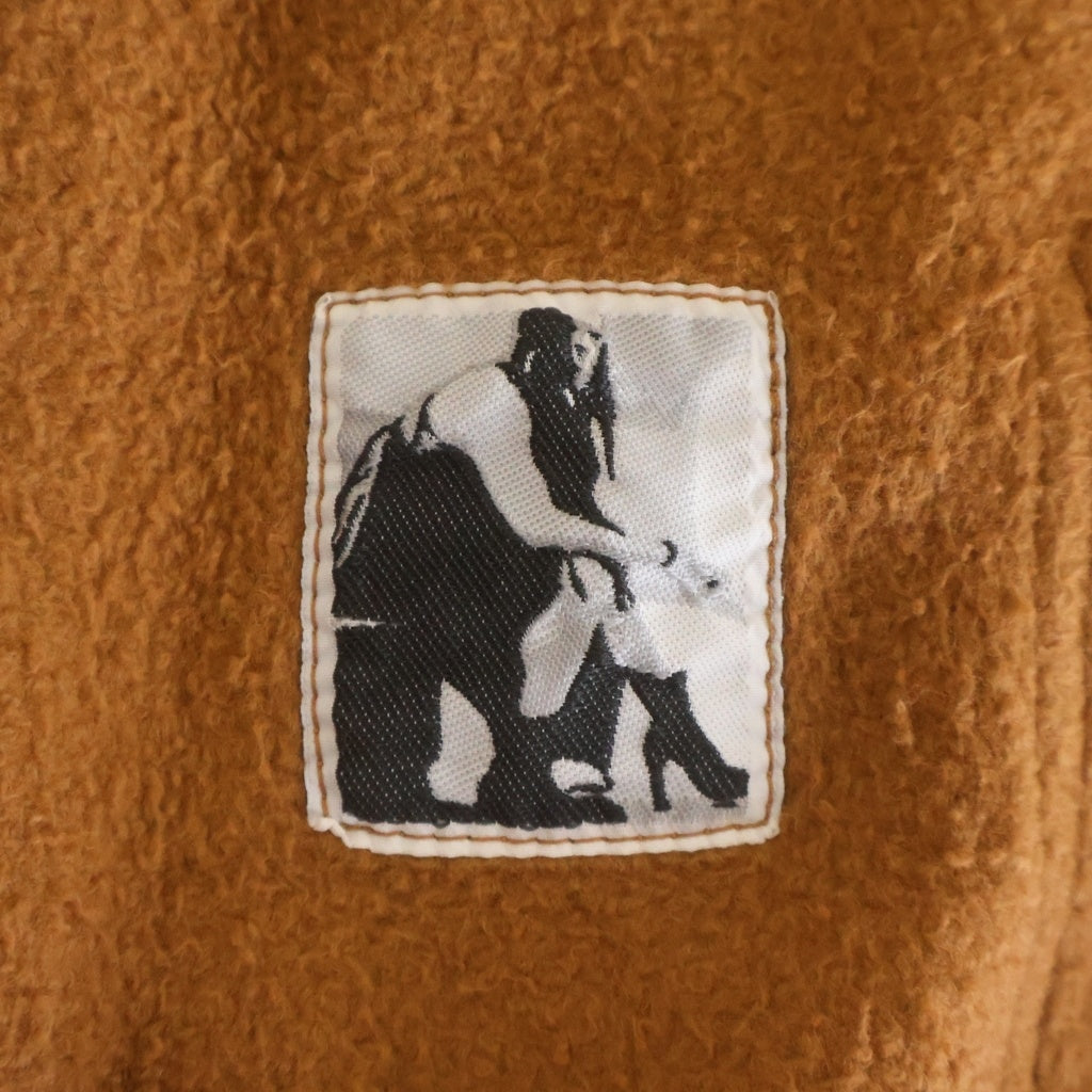 DRKSHDW(ダークシャドウ) 25SS GIMP ZIP SWEAT HOODIE ギンプ スウェット ジップアップパーカー フーディ ブラウン DU01E3291-F