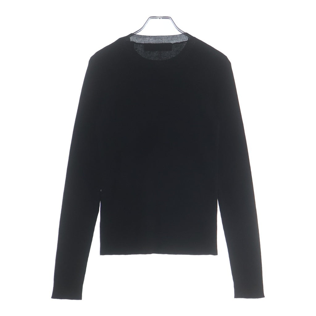 OUR LEGACY(アワーレガシー) COMPACT ROUNDNECK コンパクト ラウンドネック リブニット セーター ブラック M2243CL