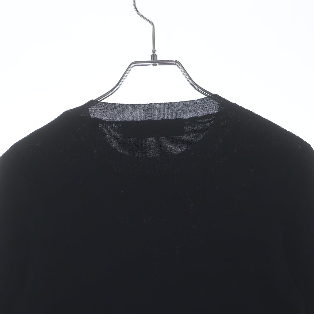 OUR LEGACY(アワーレガシー) COMPACT ROUNDNECK コンパクト ラウンドネック リブニット セーター ブラック M2243CL