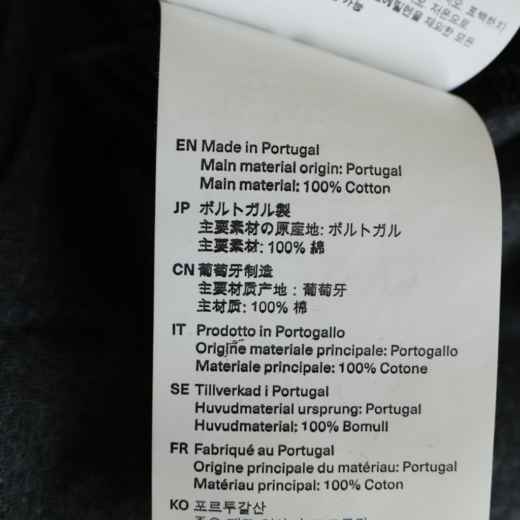 OUR LEGACY(アワーレガシー) BIG T-SHIRT ポルトガル製 コットン クルーネック ビッグ 半袖Tシャツ カットソー ダークグレー M4246BDG
