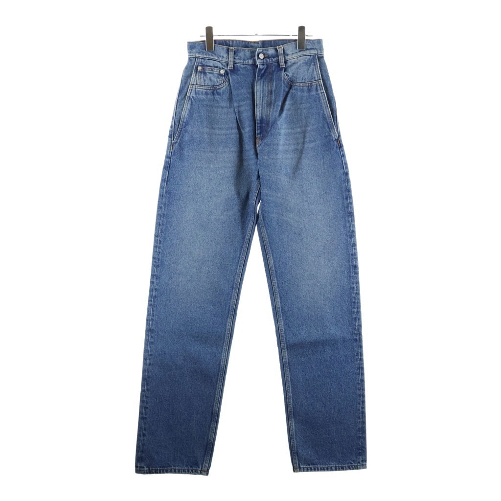 HED MAYNER(ヘドメイナー) 24SS DENIM PANTS イタリア製 テーパード ジップフライ デニムパンツ インディゴ HMMY67009T