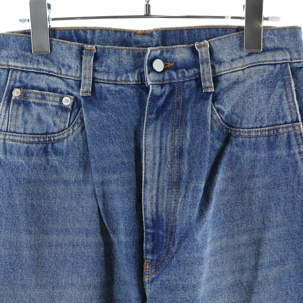 HED MAYNER(ヘドメイナー) 24SS DENIM PANTS イタリア製 テーパード ジップフライ デニムパンツ インディゴ HMMY67009T